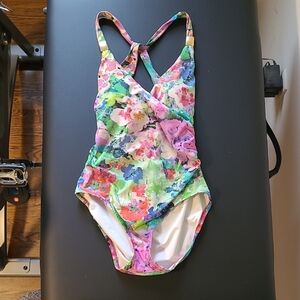 Land's End Floral One-Piece Swimsuit